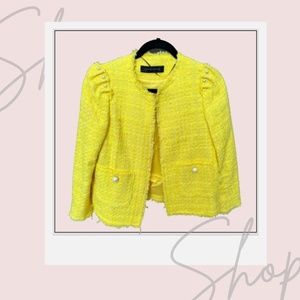 Chanel Inspired, ZARA Tweed Jacket with Pearl Detail